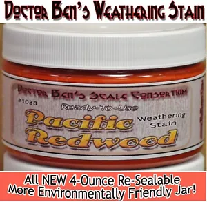 Pacific Redwoo Weathering Stain-Doctor Ben's Wood plástico metal resina pab1741 - Imagen 1 de 12