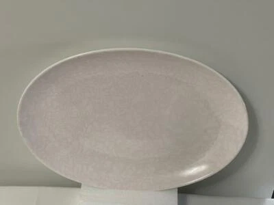 Vajilla Calvin Klein Plantilla Rosa 14 Pulgadas Plato Ovalado Nueva Foto 1 de 4