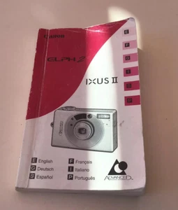 Canon ELPH IXUS APS Filmkamera Handbuch Anleitung Buch. - Bild 1 von 1