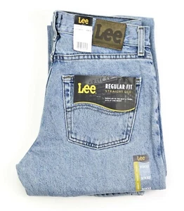 New LEE Jeans Regular Fit Men's Sizes Dark, Light, Pepper Stone, Black Colors - Picture 1 of 44