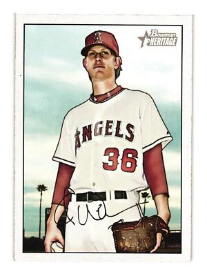 2007 Bowman Heritage #2 Jered Weaver Los Angeles Angels - Image 1 of 2