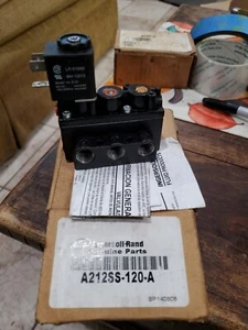 INGERSOL RAND GENUINE PARTS SOLENOID AIR CONTROL VALVE PART# A212SS-120-A - Picture 1 of 8