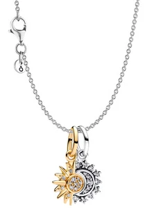 PANDORA Schmuck Damencollier Silber Sonne und Mond Set 68595 - Bild 1 von 3