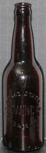 UNITED STATES BREWING CO. CHICAGO, ILL. CROWN TOP EMBOSSED PRE-PRO BEER BOTTLE - Picture 1 of 5