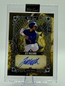 1/1 2024 Wild Card 5 Card Draw Premium Prospect JETT WILLIAMS NY Mets AUTO 1/1 - Picture 1 of 2