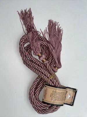 Vintage Home Trims Rose Garland 9’  Rope Garland By Hosley - Image 1 of 4