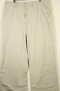 Urban Pipeline Pants Gray Flat Front 100% Cotton Mens 36x32 - Picture 1 of 9