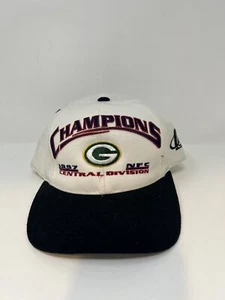 Green Bay Packers Snapback Hat 1997 Central Division Champions Vintage - Picture 1 of 8