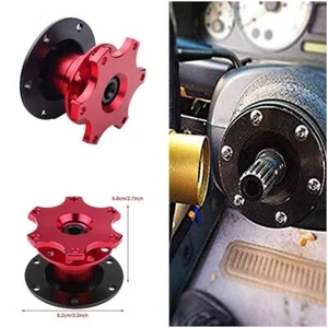 Aluminium Car Steering Wheel Quick Release HUB Racing Adapter Snap Off Boss Kit - Picture 1 of 10
