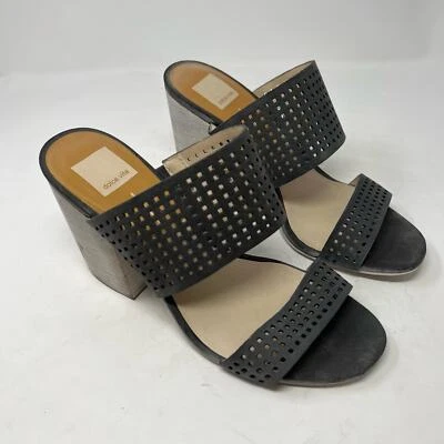 Sandalia Dolce Vita Esme Doble Correa Blanqueada Envejecida Tacón Bloque Mujer 8.5 Foto 1 de 4