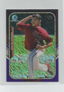 2015 Bowman Chrome AARON BLAIR Farm's Finest Purple Shimmer 176/250 - Foto 1 di 1