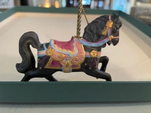 Lenox 1989 Black Horse Orn - Picture 1 of 6