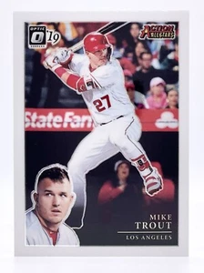 2019 Donruss Optic Action All-Stars Mike Trout Los Angeles Angels - Picture 1 of 2