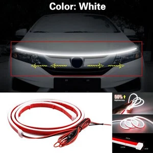 86" Dynamic LED Running Light Front Hood Strip Ambient Lamp For Honda City - Foto 1 di 9