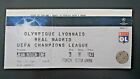 LYON REAL MADRID OL TICKET CHAMPIONS LEAGUE 2009 2010 COLLECTION BILLET SPAIN 