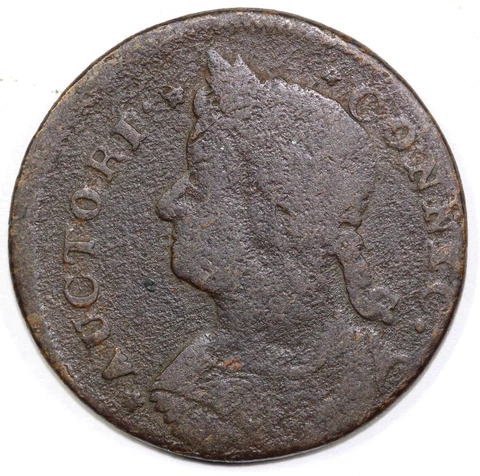 1787 m.31.1 Connecticut Colonial Copper Coin Cover