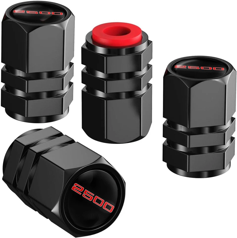 4Pcs Metal Car Wheel Tire Valve Stem Caps for Dodge Ram 2500 Accessories  - Image 1 of 4