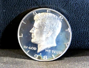 1981 S Proof Kennedy Half Dollar - Picture 1 of 10