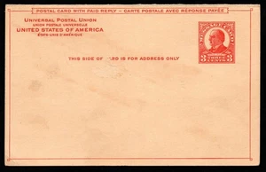 1926-SAMMLERSTÜCK AUFGEDRUCKTE 3 CENT PRÄSIDENT WILLIAM McKINLEY POSTKARTE - Bild 1 von 3