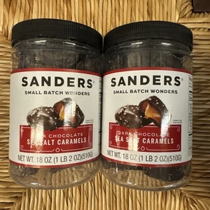 Sanders kleine Charge Wonders dunkle Schokolade Meersalz Karamellen 2er Pack Ablaufdatum 2/2026 - Bild 1 von 2