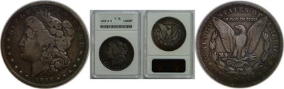 1893-S Morgan Dollar   ANACS F-12 - Image 1 of 3