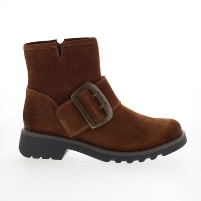 Fly London Rily RILY991FLY-009 Womens Brown Suede Ankle & Booties Boots - Image 1 of 4