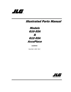 JLG G10-55A AccuPlace G12-55A AccuPlace Telehandler Parts Catalog Manual - Picture 1 of 10