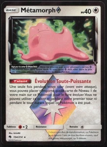 Carte Pokémon Métamorph Prisme 154/214 Holo Tonnerre Perdu Français - Imagen 1 de 2
