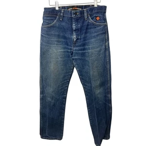 Pantalones de mezclilla azules resistentes al fuego Wrangler FR para hombre 32 x 32 ropa de trabajo - Imagen 1 de 13