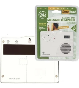 GE Message Reminder Magnetic Back with Digital Clock Smart Home New - Picture 1 of 10