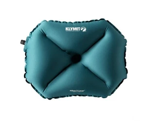 Almohada de viaje Klymit Pillow X, verde azulado, talla grande 17x12x4,25 pulgadas - Imagen 1 de 1