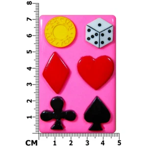 Molde de fichas y trajes de cartas de póker de Fairie Blessings - Imagen 1 de 5