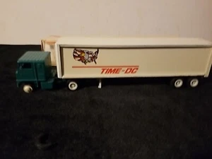WINROSS TIME DC 1972 TRACTOR TRAILER DIECAST TRUCK MISSING ONE FRONT TIRE - Picture 1 of 9
