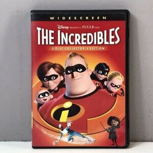 Disney The Incredibles (DVD Lot de 2 disques) DISQUE EST COMME NEUF