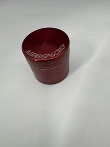 Aerospaced 1.6" 4 Piece Herb Grinder - Red - 40mm - New - Picture 1 of 6