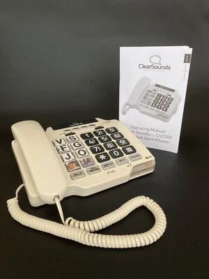 Clear Sounds CSC500 Clearsounds Amplified Spirit Phone Corded Telephone - Image 1 of 4