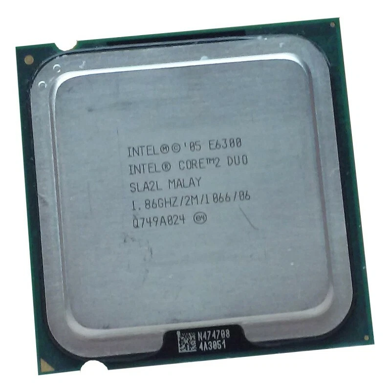Processore Cpu Intel Core 2 Duo E6300 1.867Ghz 2Mo 1066Mhz Lga775 Sla2L Conroe - Immagine 1 di 1