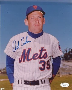 Signed  8x10 DICK SELMA New York Mets Autographed photo - JSA COA  - Picture 1 of 1