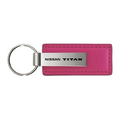 Chaveiro de couro retangular Nissan Titan - Imagem 1 de 4