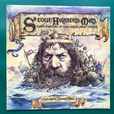 STOUT-HEARTED MEN Festival 1000 Welsh Male Voices Celtic Folk Choral LP BBC NM - Image 1 of 4