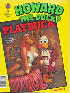 Howard the Duck 4 Marvel Magazin Beverly Playduck Bill Mantlo MarkGruenwald Sehr guter Zustand+ - Bild 1 von 2