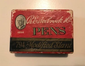 Pennini e altri 50 pezzi vintage R. ESTERBROOK Co #794 pennini inclinati modificati - Foto 1 di 10