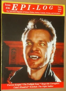 Epi-Log Magazine Square Spine #36 Nov 1993 Forever Knight - Foto 1 di 2