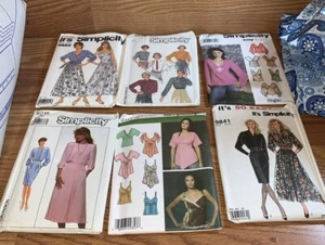 Easy Stitch 'n Save Pattern Simplicity mixed Lot - Picture 1 of 7