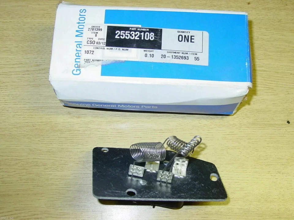 GM OEM NOS 25532108 Blower Motor Resistor Assembly 1988-1991 Buick Lesabre 3.8L - Image 1 of 1