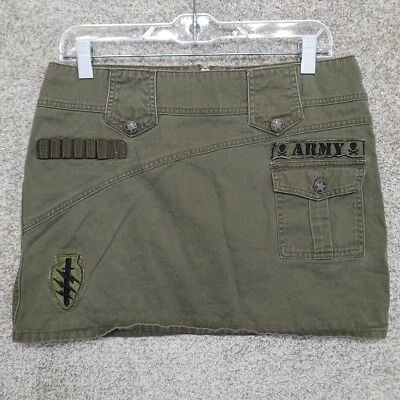 Falda Younique Mujer 11 Verde Ejército Algodón Táctico Y2K SF Parche Fuerzas Especiales Foto 1 de 4