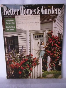 May 1945 WW2 Better Homes & Gardens Magazine Cannon Towels, Ipana Bell Telephone - Foto 1 di 7