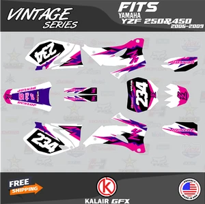 Kit Gráficos para Yamaha YZ250F YZ450F (2006-2009) De Colección - MAGENTA - Imagen 1 de 6