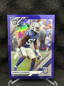 Darius Shaq Leonard 2019 Panini Donruss Optic Purple Prizm /50 #44 - Picture 1 of 2