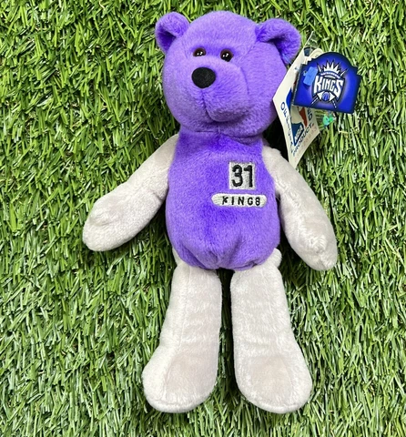 VTG 1999 Limited Treasures Sacramento Kings Scot Pollard NBA Bean Bag Bear NWT'S Cover